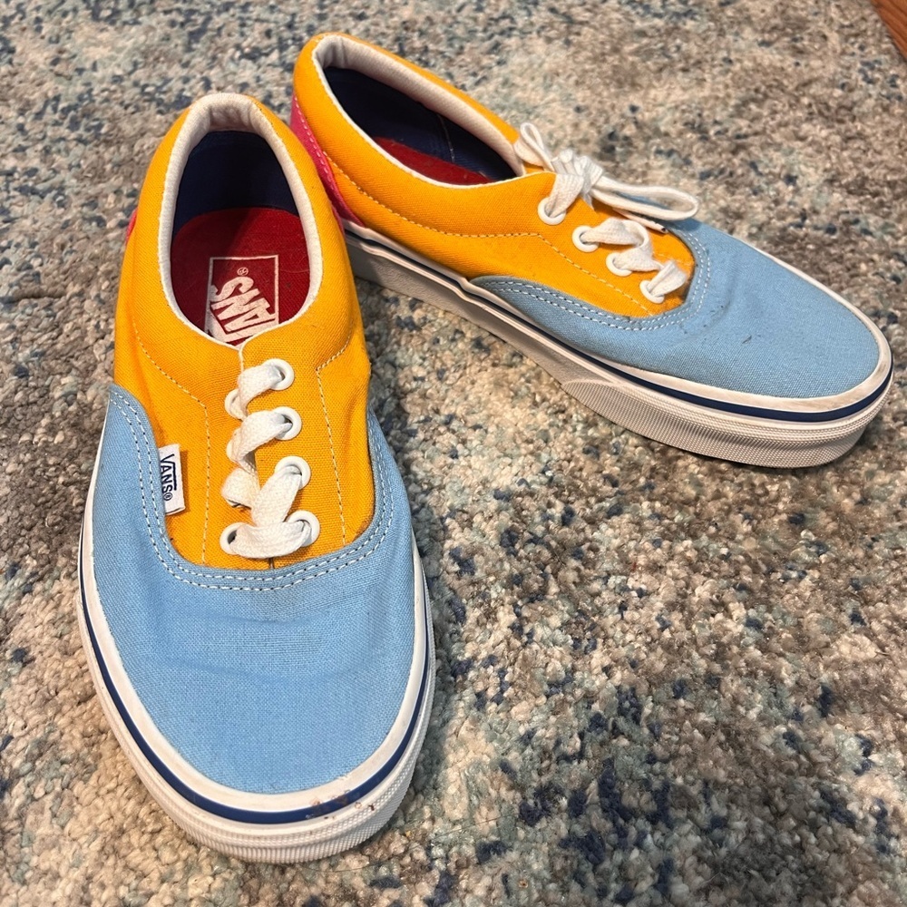 Vans Era Retro Colorblock Skate Shoes Women's Size 6